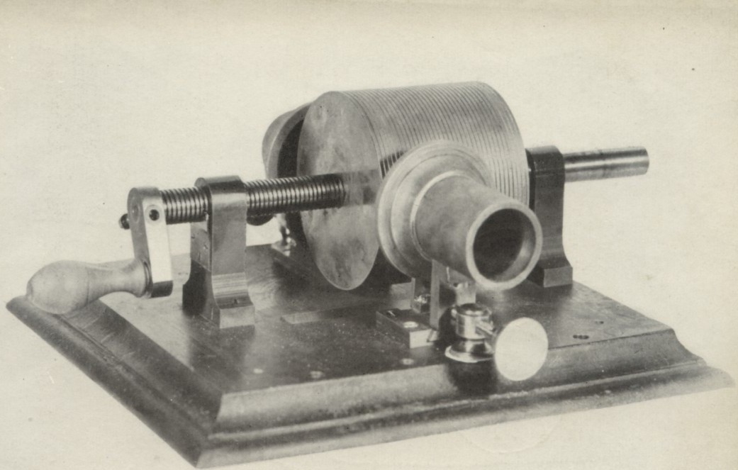 Edison's original tin-foil phonograph
